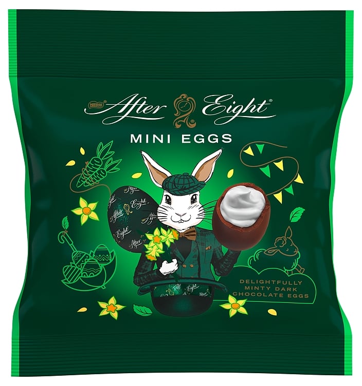 After eight mini eggs   90g