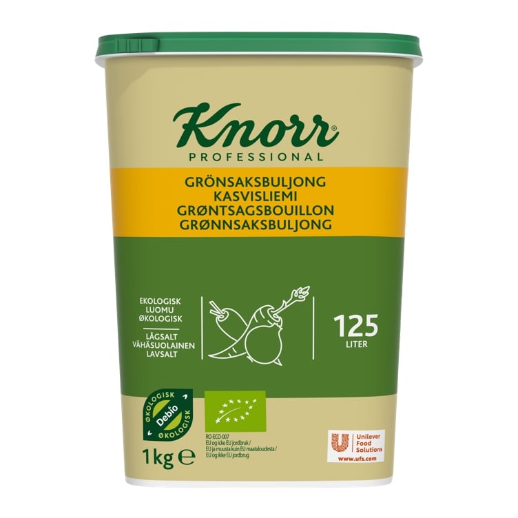 Økologisk grønnsaksbuljong lavsalt  1kg