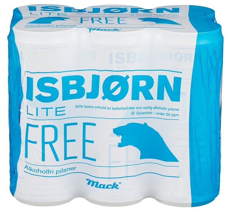 Isbjørn lite free bx  24x33cl