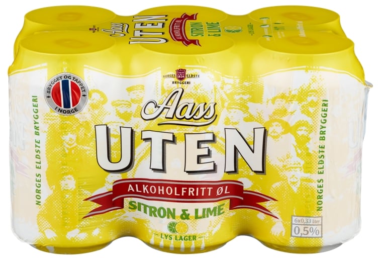 Aass uten sitron & lime bx  0,5%  24x0,33l