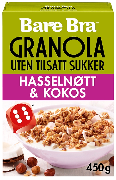 Hasselnøtt & kokos   450g