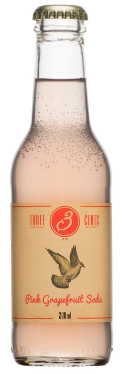 Three cents pink grapefruit soda 24x20cl