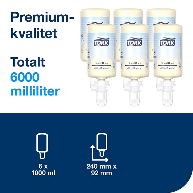 Flytende såpe, mild s4  1000ml