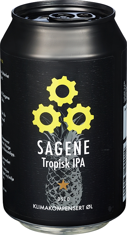 Sagene tropisk ipa   4,7%   24x33cl