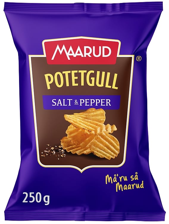 Potetgull salt & pepper  250g