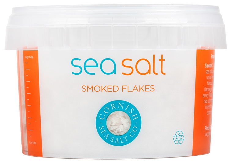 Sea salt flakes smoked   125g