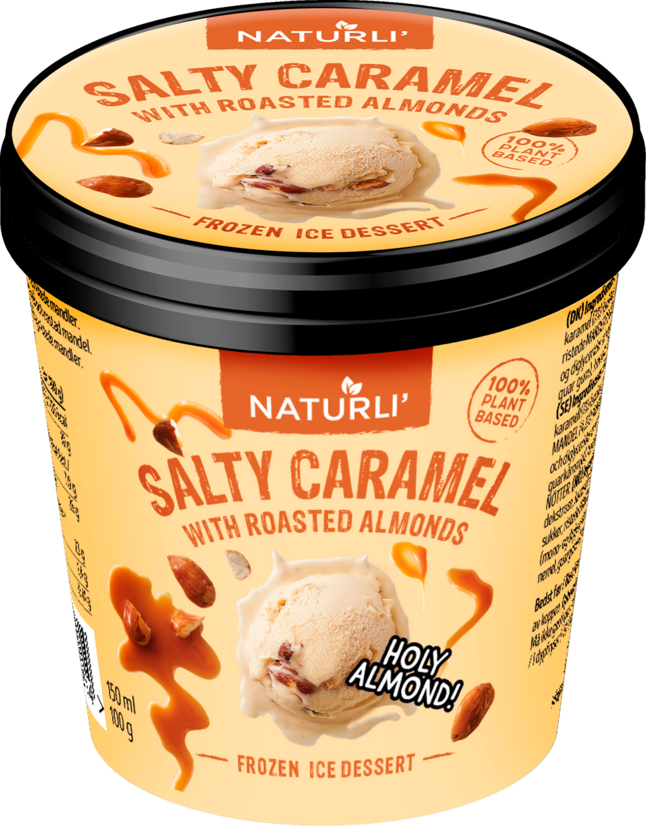 Naturli' salty caramel roasted almonds  150ml