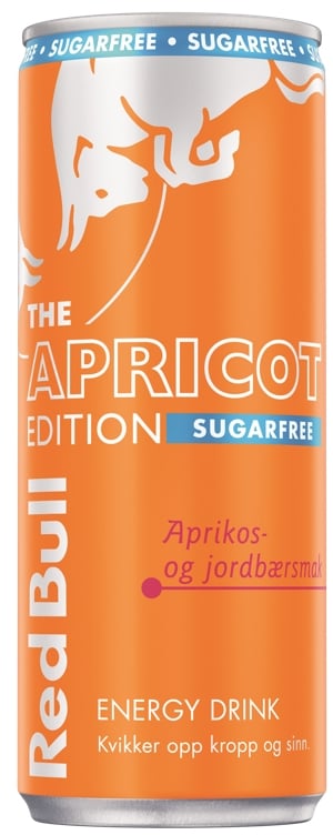 Red bull aprikos & jordbær sukkerfri  24x250ml