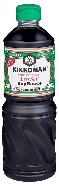 Kikkoman soyasaus less salt 0,975l