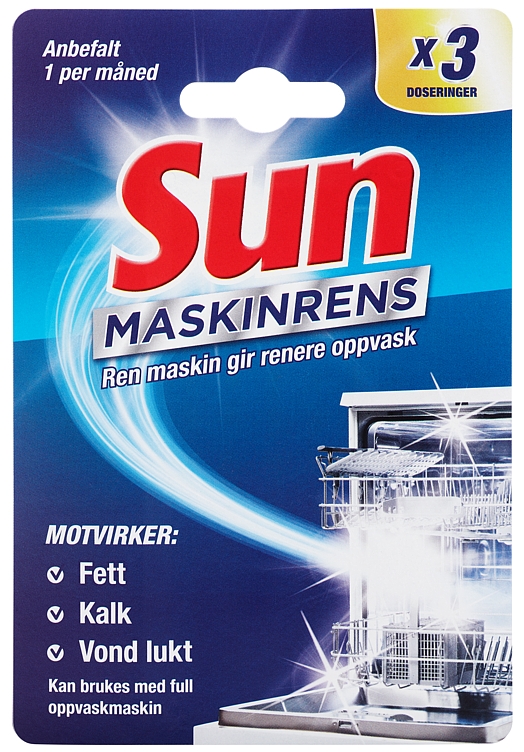 Sun maskinrens 3-pk  60g