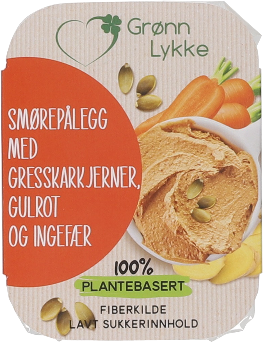 Smørepålegg m/gresskarkjerner og ingefær   125g