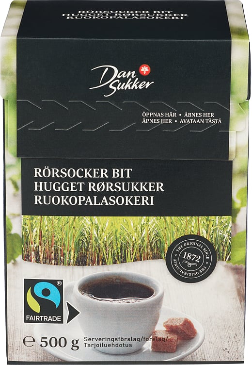 Sukkerbiter brun fairtrade   500g