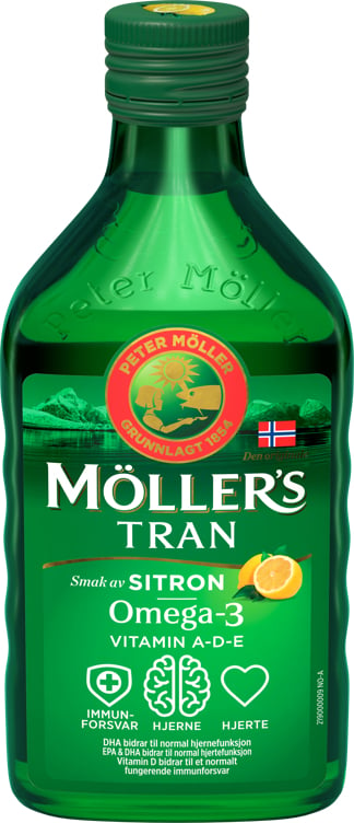 Möller's tran sitron  250ml