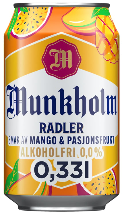 Munkholm radler mango & pasjon bx  24x33cl