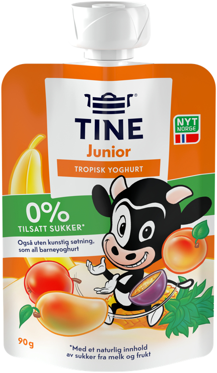 Junior yoghurt tropisk 0%  90g