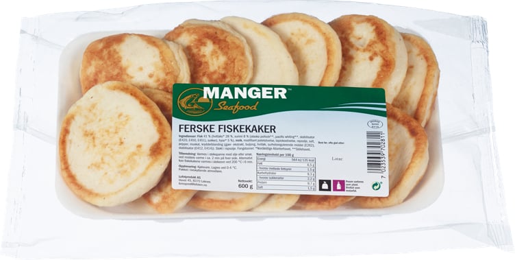 Fiskekaker  600g