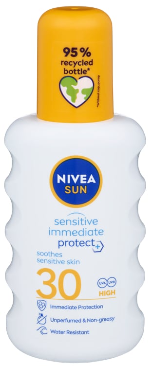 Sensitive immediate protect soothing spray spf30  200ml