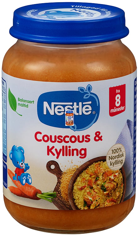 Couscous & kylling 8m  190g