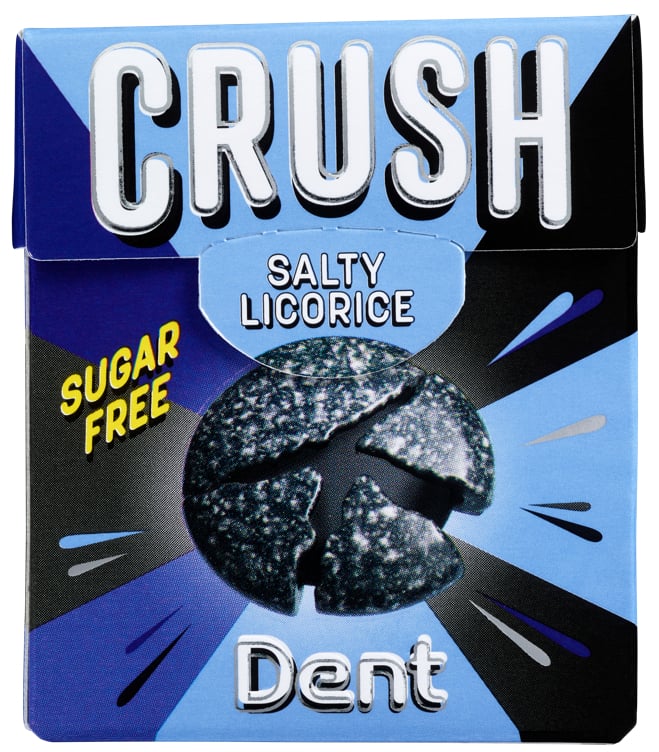 Dent crush salty licorice   25g