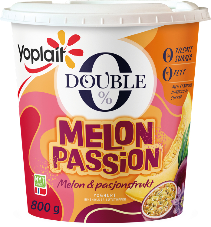 Yoplait double 0 yoghurt melon passion  800g
