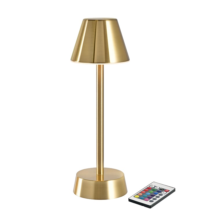 Led lampe trådløs 10,9x33cm zelda brass  stk