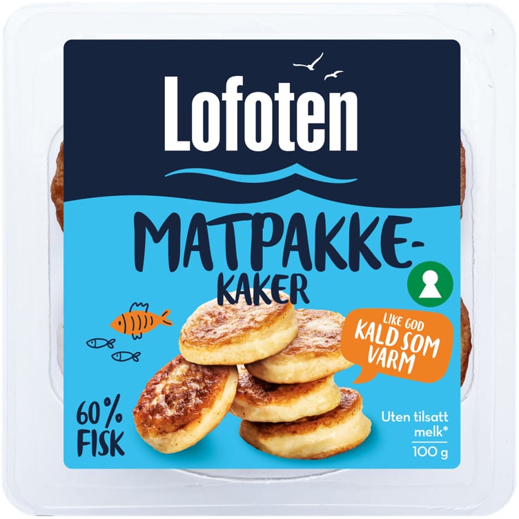 Matpakkekaker 100g