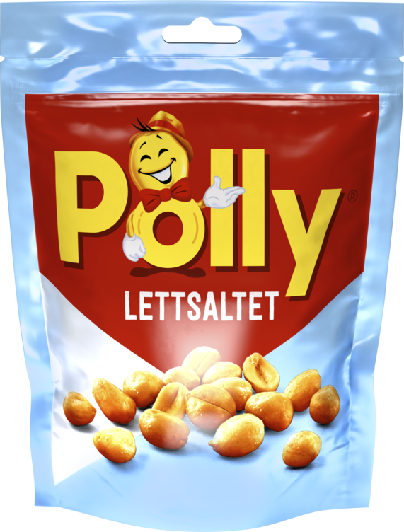 Polly peanøtter lettsaltet  275g