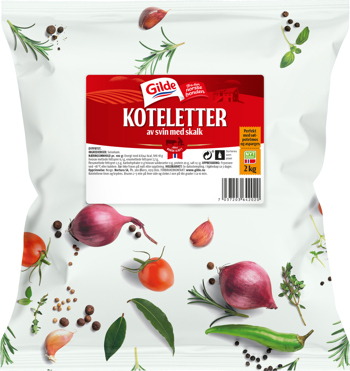 Svinekoteletter 2kg