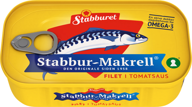 Makrell filet i tomat   110g