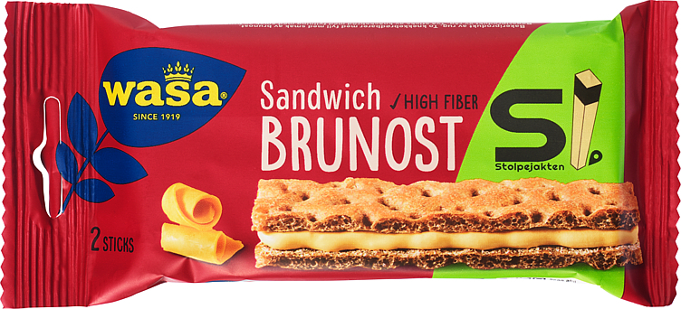 Wasa sandwich brunost   24x36g