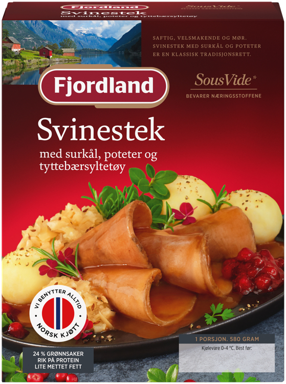 Svinestek m/surkål 580g