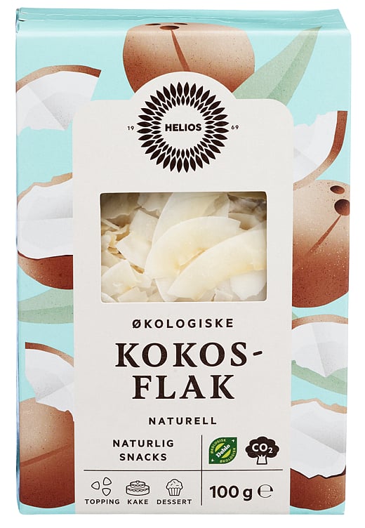 Kokosflak økol.     100g