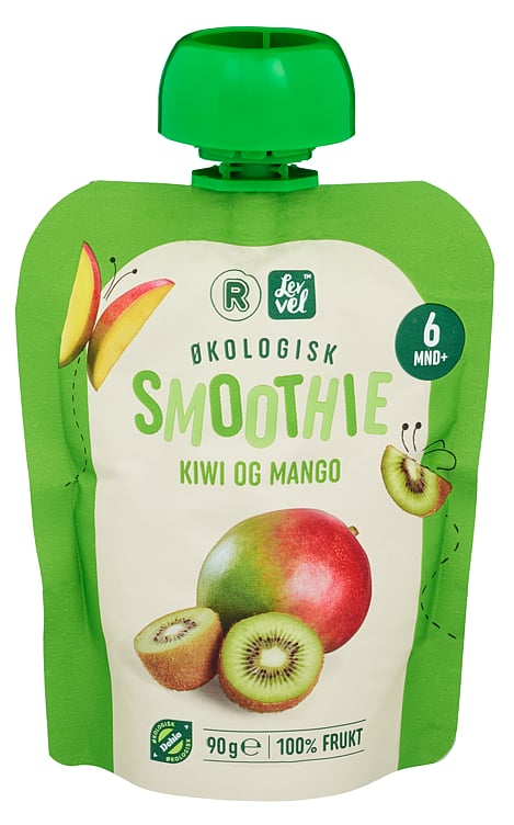 Smoothie kiwi og mango økol.   90g