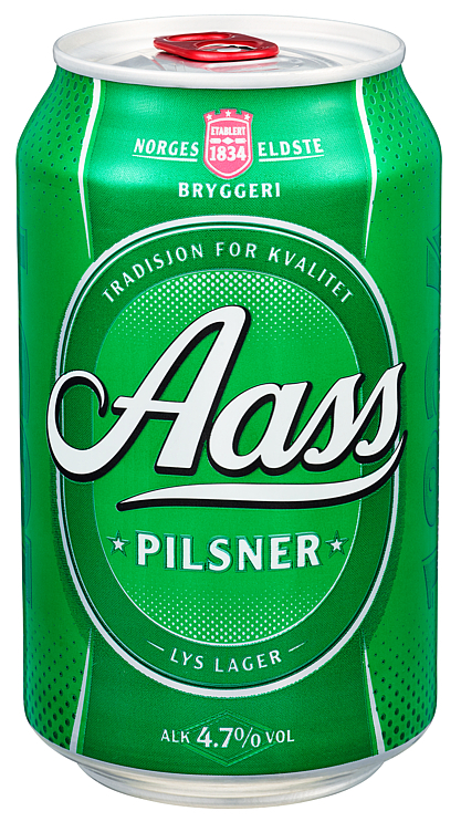 Aass pilsner bx  4,7%  12pk  24x33cl