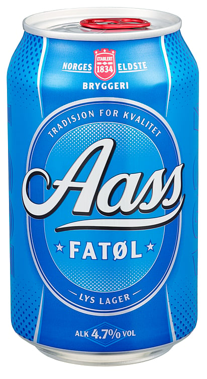 Aass fatøl bx  4,7%  24x33cl