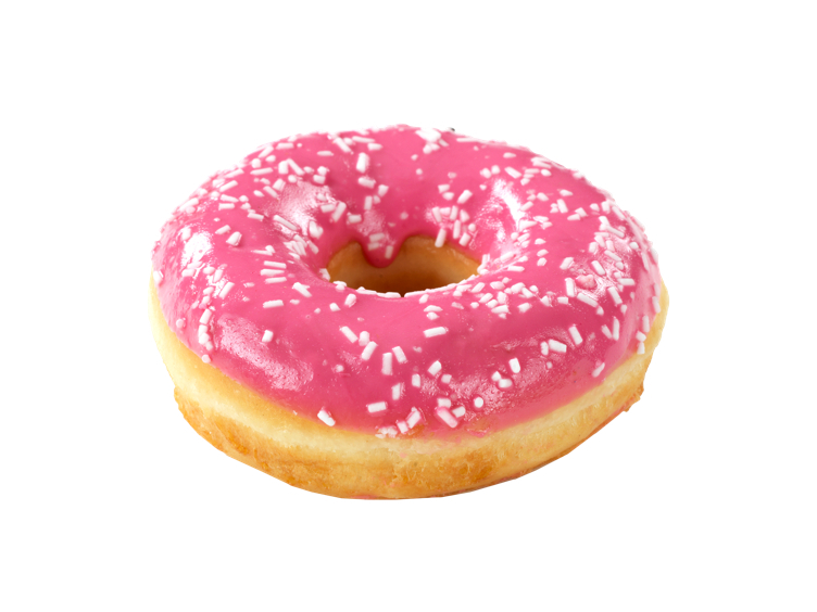 Donut bringebær 58gx48stk