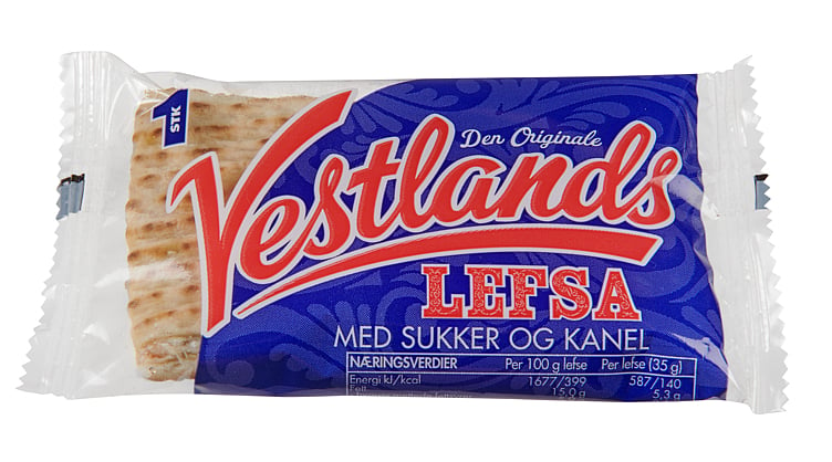 Lefse 1pk vestlandslefsa  35g