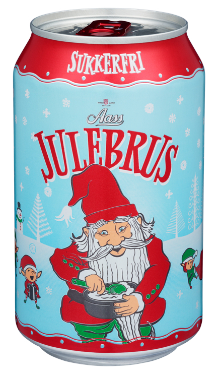 Aass julebrus sukkerfri 6-pk bx  24x33cl