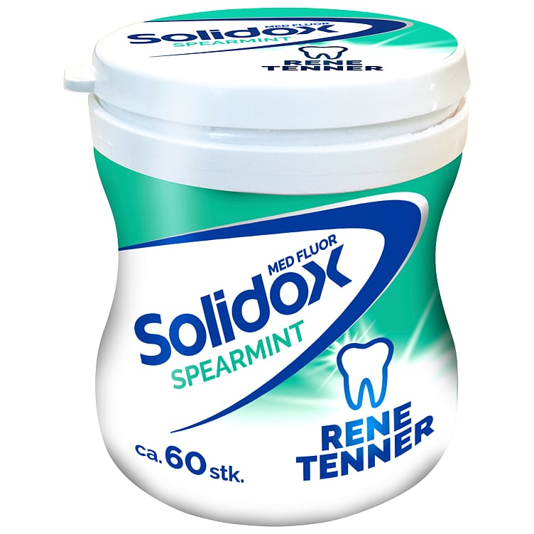 Solidox tyggis rene tenner bottle   87g