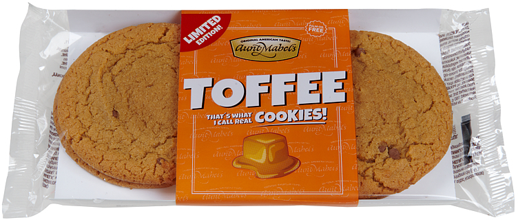 Toffee cookies 4pk  180g