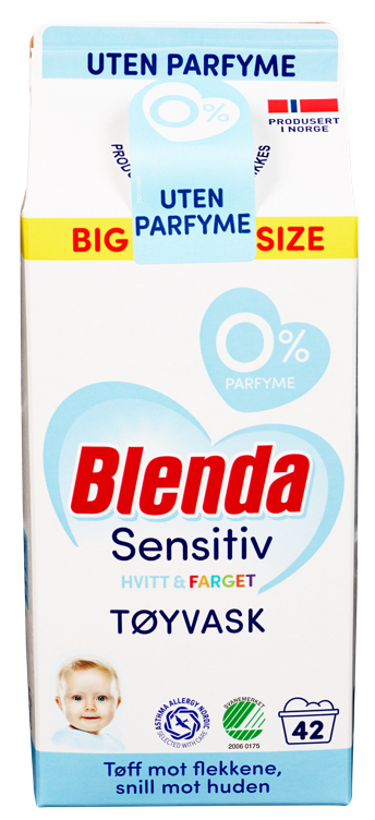 Blenda sensitive hvitt & farget   1,5l