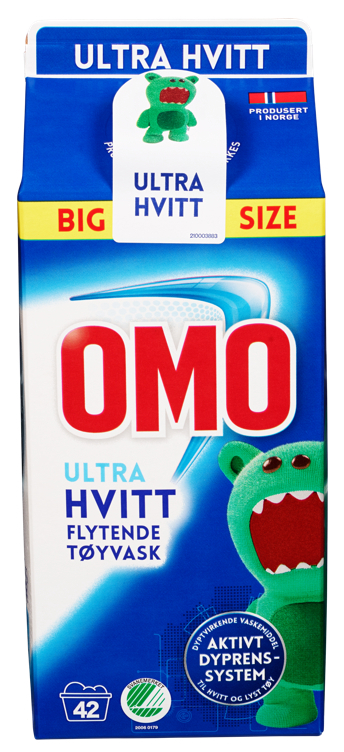 Omo ultra hvitt flytende   1,5l