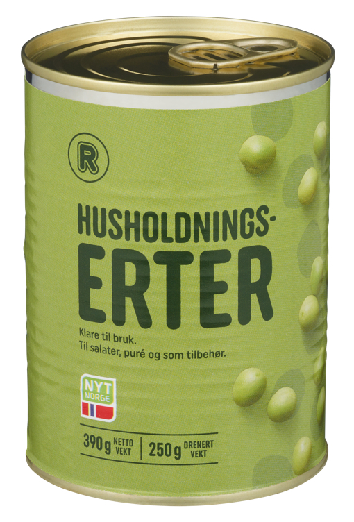 Husholdningserter     410g