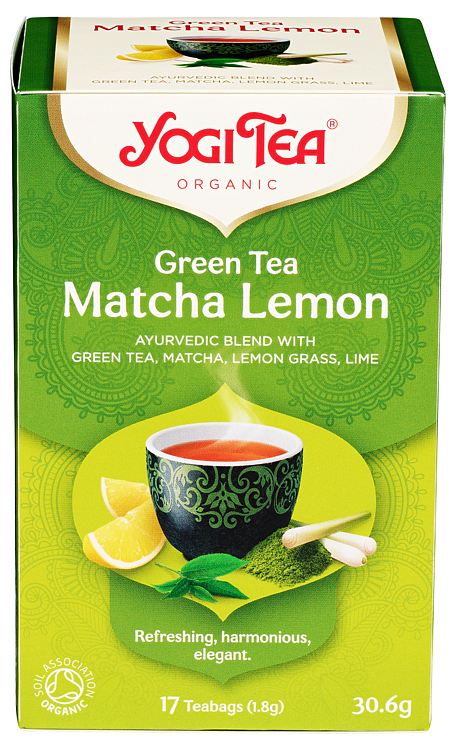 Yogi te økol. matcha lemon 31g   17pos