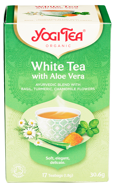 White tea aloe vera økol. 31g  17pos