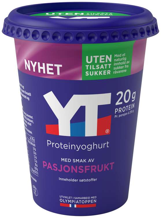 Yt protein youghurt pasjonsfrukt  430g