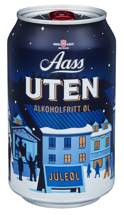 Aass uten juleøl 6-pk bx 0,7%  24x33cl