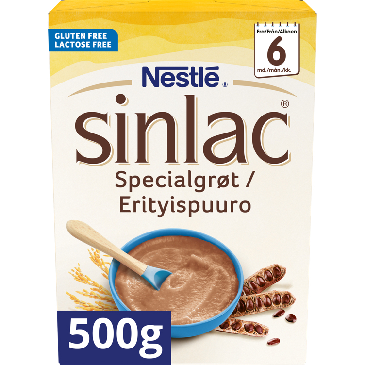 Sinlac spesialgrøt 6m 500g