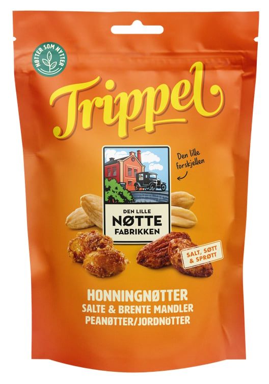 Nøttesnacks trippel  190g