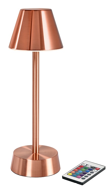 Led lampe trådløs 10,3x32cm zelda rose gold  1stk